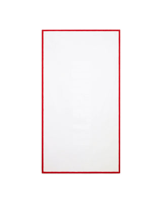Red LET'S SWIM Towel
