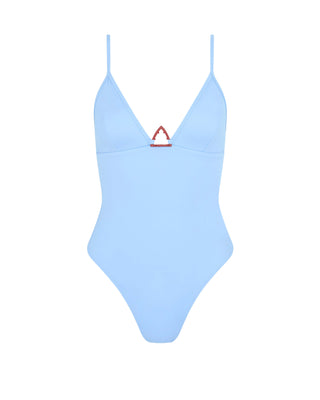 Blue Shark Logo Swimsuit