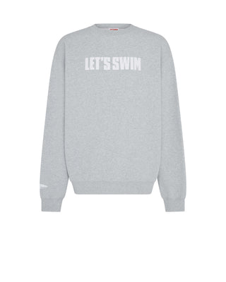 Grey LET'S SWIM Logo Sweatshirt