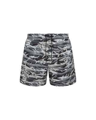 Shark Print Swim Shorts