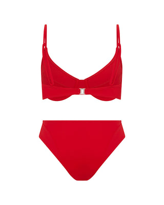 Red Hipster Bikini Bottom