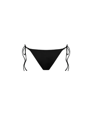 Black Tie Side Bikini Bottom