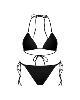 Black Triangle Bikini Top