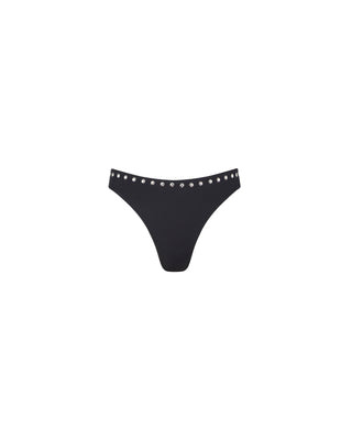 Black Studded Bikini Bottom