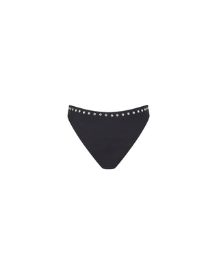 Black Studded Bikini Bottom